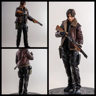 生化危机 里昂 二 皮衣 丧尸猎手 游戏周边 车载模型摆件盒装