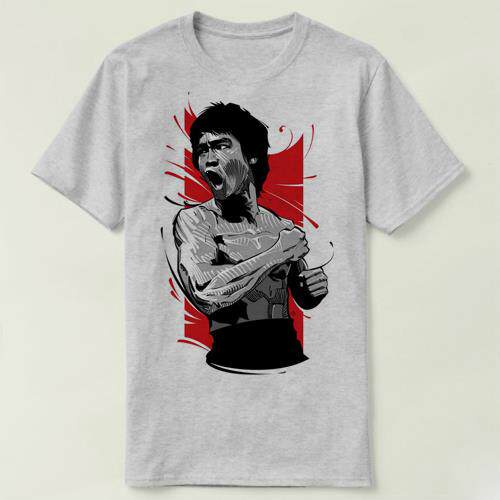 Bruce Lee 李小龙 截拳道 DIY 圆领 定制男女 Tee T-Shirt T恤