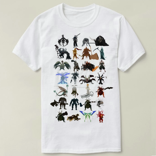 Dark Souls 魂系列 黑暗之魂 boss 定制   game T-Shirt T恤