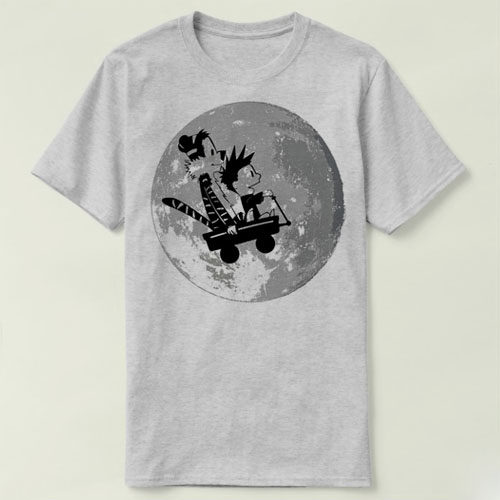 Calvin and Hobbes E.T 凯文与霍布斯虎  男女Tee T-Shirt T恤