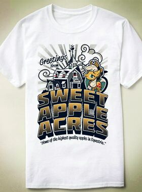 MyLittlePony彩虹小马宝莉DIYSweetAppleAcresT-ShirtT恤