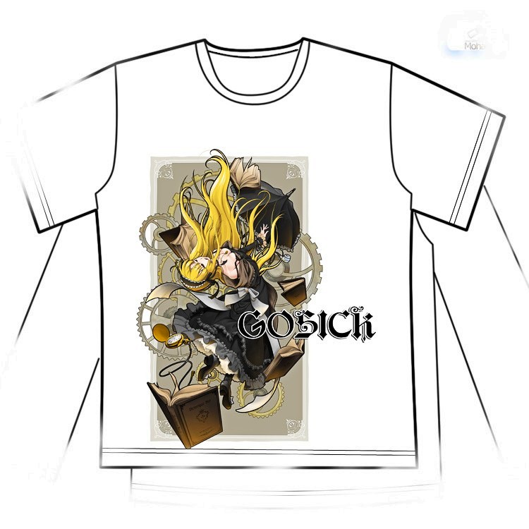 【尚萌】GOSICK哥特萝莉侦探维多利加白色动漫周边T恤短袖TN08