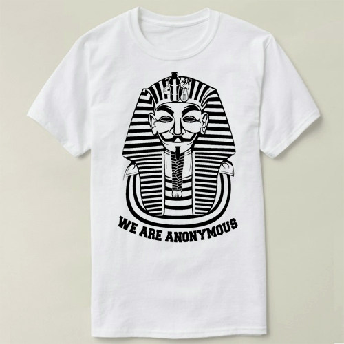 GEEK  极客 程序员 Anonymous Pharoah  匿名者 定制 T-Shirt T恤图片