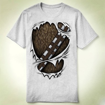 Wookiee 伍基人 STAR WARS 星球大战 爆衣 -定制 T-Shirt T恤