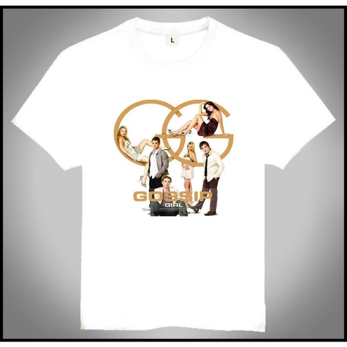 Gossip Girl T-shirt 绯闻女孩 T恤 白色短袖 欧美潮流 T恤 新款