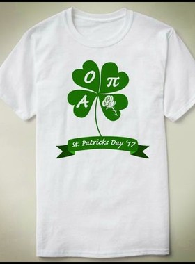 AOII St Patricks Day math maths pi 数学  π T-Shirt T恤 衣服