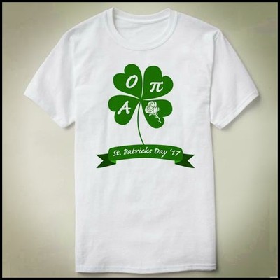 AOII St Patricks Day math maths pi 数学  π T-Shirt T恤 衣服