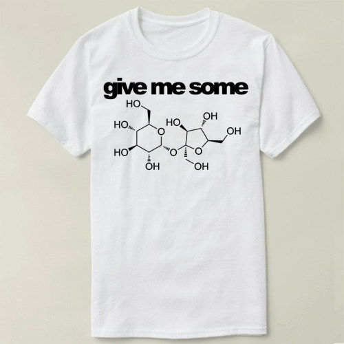 Chemistry 化学give me some sugar  男女diy Tee T-Shirt T恤