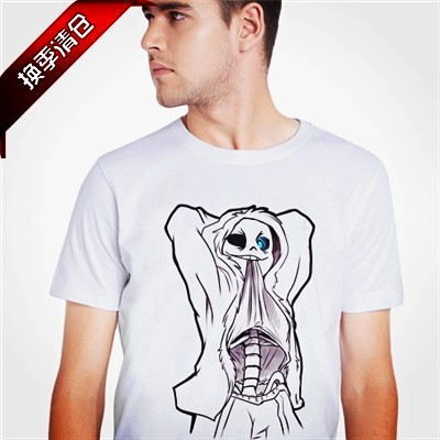 undertale sans papyrus传说之下T-Shirt儿童T恤定制圆领衣服106