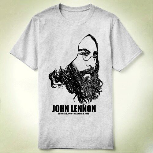 Johnlennon约翰列侬个性上衣DIYTeeT-ShirtT恤衣服6