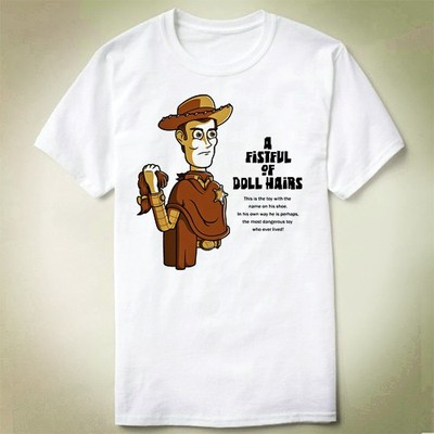 woody Toy Fistful of Doll Hairs Clint t-Shirt T恤 衣服