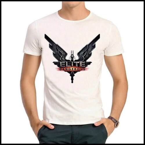 Elite Dangerous T-shirt 精英危险 T恤 欧美 白色短袖 T恤 男女