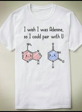 Chemistry 化学 I wish I was Adenine  -  Tee T-Shirt T恤