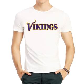 维京传奇T恤衫白色短袖欧美圆领宽松打底衣服男女Vikings T-shirt