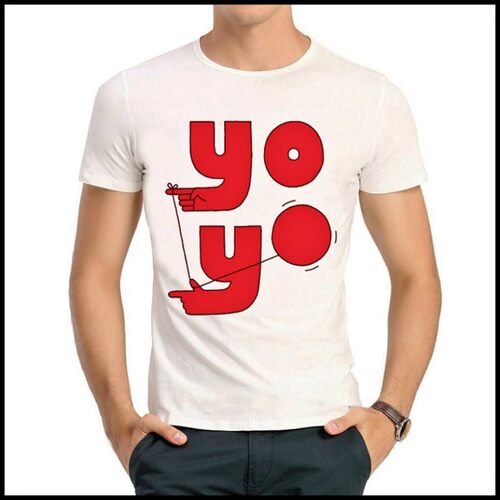 Yoyo Ball T-shirt 白色 短袖 悠悠球 T恤 趣味 悠悠球 T恤 男女