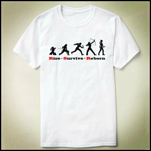 rise LARA Tomb raider古墓丽影Tee Shirt圆领包邮T恤订制定制DIY