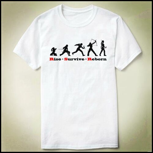 rise LARA Tomb raider古墓丽影Tee Shirt圆领  T恤订制定制DIY