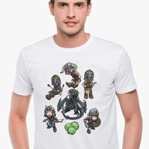 ElderScrollsSKYRIM上古卷轴5天际T-Shirt美T恤上衣圆领新款3