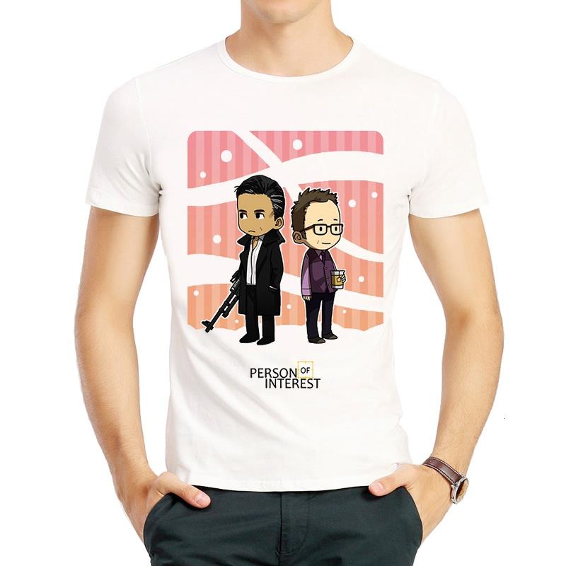 疑犯追踪T恤衫圆领短袖夏季衣服男女 Person of Interest T-shirt图片
