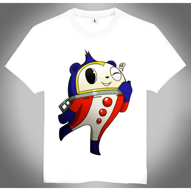 Persona 4 Golden T-shirt 女神异闻录 T恤 欧美潮流T恤 白色T恤