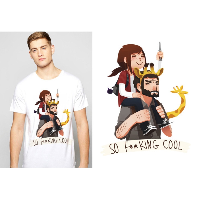 Lastofus2JoelAndEllie最后生还者2T-Shirt成人T恤班服上衣4