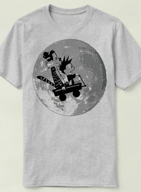 Calvin and Hobbes E.T 凯文与霍布斯虎 衣服成人Tee T-Shirt T恤