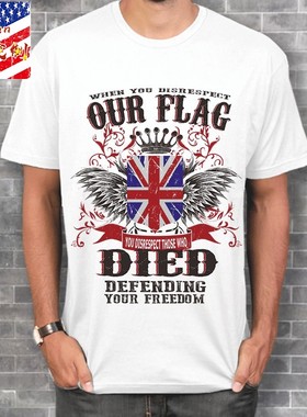 assc带中国中华民族五星红旗法国美国德国英国国旗的图案短袖t恤