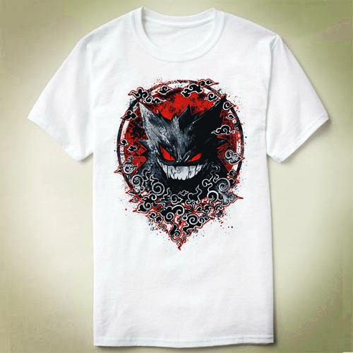 Red Shadow Gengar 耿鬼 pokemon 個性 定制   TEE T-Shirt T恤
