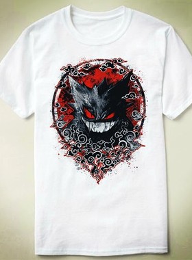 Red Shadow Gengar 耿鬼 pokemon 个性 定制   TEE T-Shirt T恤