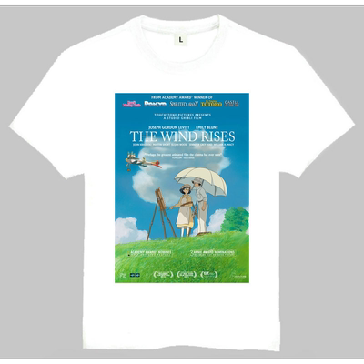 The Wind Rises T-shirt 宫崎骏 起风了 T恤 欧美潮流T恤 动漫T恤