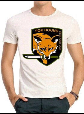 Metal Gear Solid T-shirt 合金装备 T恤 白色 MGS T恤衫 男女