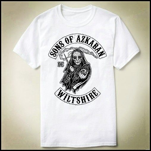 Harry Potter Sons of Azkaban哈利波特Tee Shirt衣服定制T恤成人