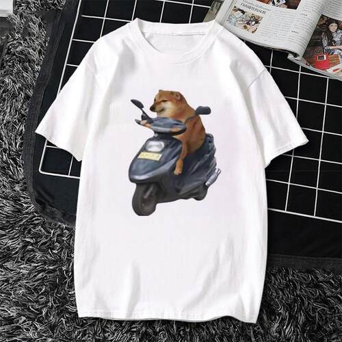 柴犬Cheems狗子短袖T恤男