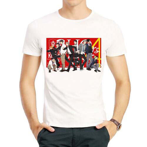 排球少年T恤圆领夏季 短袖儿童成人印花衣服男女 haikyuu T-shirt