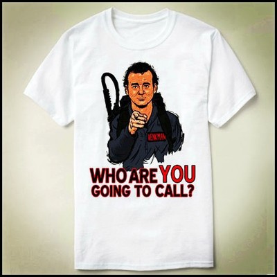 Ghostbusters捉鬼敢死队TeeShirt圆领上衣DIY班服上衣T恤成人c