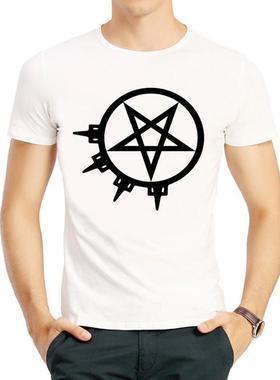 大敌乐队T恤白色流行短袖春季版摇滚衣服男女 Arch Enemy T-shirt