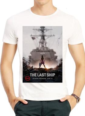 末日孤舰T恤春季宽松白色短袖圆领印花衣服The Last Ship T-shirt
