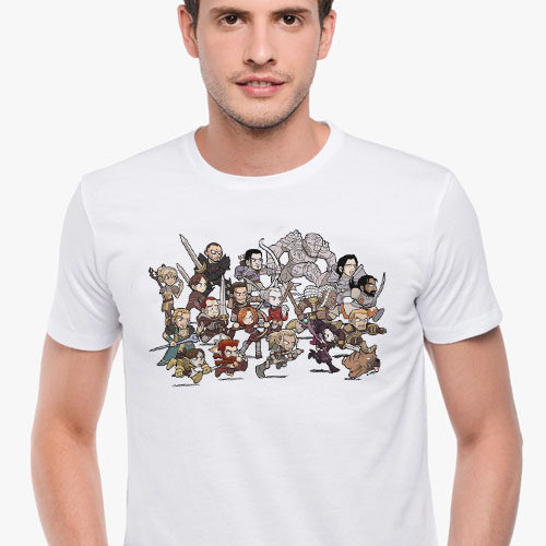 Dragon age龙腾世纪VIDEO GAME Tee Shirt圆领 DIY定制T恤 2