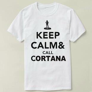 Cortana HALO Chief Tee 光环士官长小娜圆领 DIY定制T恤男女