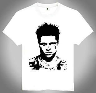 Fight club T-shirt 搏击俱乐部 T恤 欧美潮流T恤 Brad Pitt