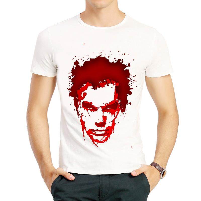 嗜血法医t恤衫欧美时尚美剧短袖白色圆领衣服男女dexter t-shirt