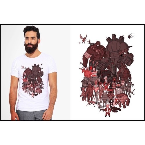 Fallout4vaultboy辐射4T-Shirt成人T恤班服上衣TEE圆领上衣15
