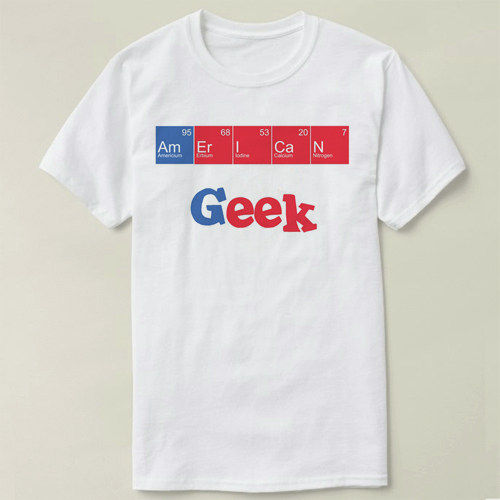 Chemistry 化学 American Geek   男女diy Tee T-Shirt T恤
