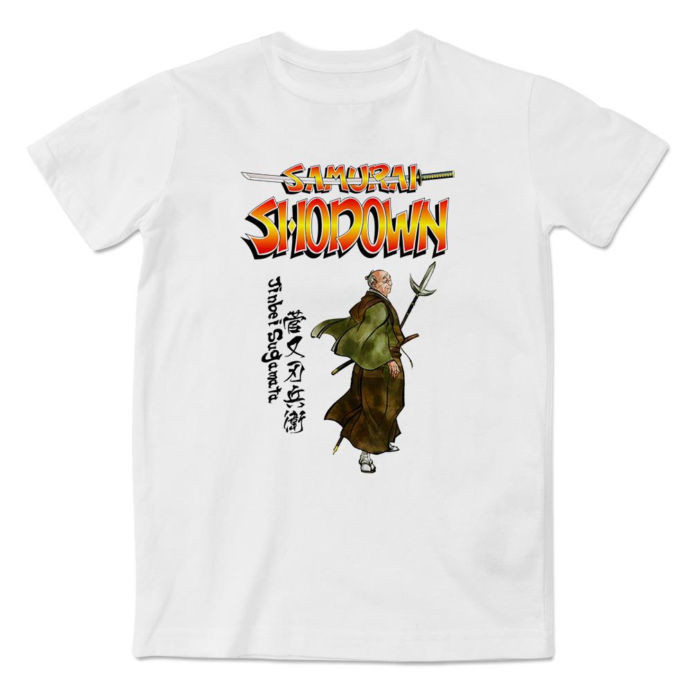怀旧经典街机侍魂菅又刃兵卫短袖印花T恤游戏周边文化衫男女儿童