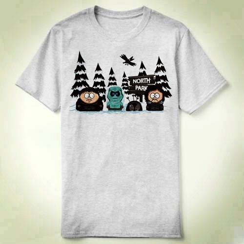 South park game of thrones 权力的游戏 南方公园  T-Shirt T恤