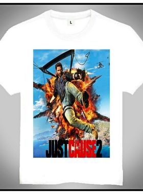 JustCause3T-shirt正当防卫3T恤欧美潮流T恤游戏T恤