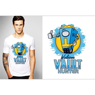 Fallout4vaultboy辐射4T-Shirt成人T恤班服上衣TEE圆领新款24