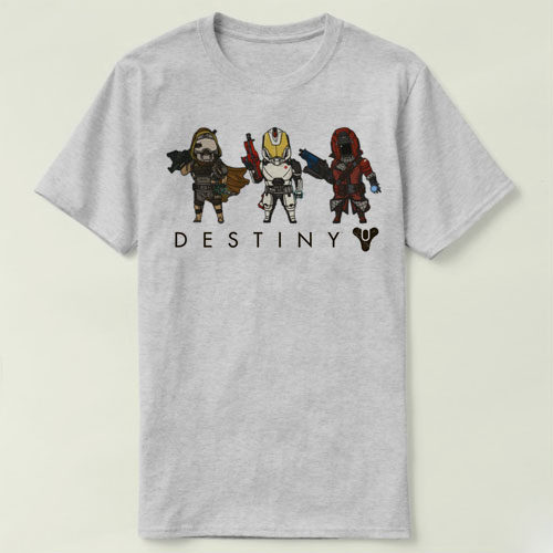 Destiny 命运 FPS VIDEO GAME Tee Shirt圆领 定制T恤