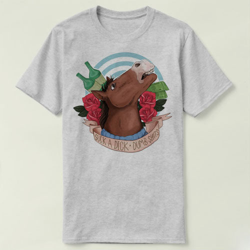 BoJack Horseman 马男波杰克 圆领 定制男女Tee T-Shirt T恤 c