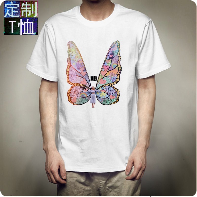 TaylorSwift霉霉泰勒斯威夫特ts7首单ME欧美歌手上衣男女T恤短袖